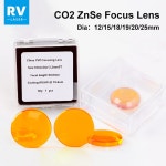 RV CO2 ZNSE 포커스 직경 12MM 18MM 19 05MM 20MM 초점거리 38 50 63 76 101 6MM 조각 절단기용 : 네리온