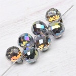 오스트리아 배 모양 크리스탈면 유리 모듬 비즈 DI 샹들리에 결혼식 10MM 스페이서 H1405 10X8mm 20pcs : 아우베안