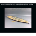 CY 350024 트럼펫 05303 USS BB 55 노스캐롤라이나 전함 모델용 1/350 스케일 목재 데크 : 에이유에이케이 산업