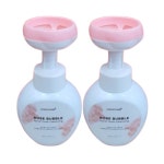 에이티바이오팜 보습 데일리 버블 여행용 페이스워시 클렌징폼 로즈 버블 250ml 2개 : 금스몰