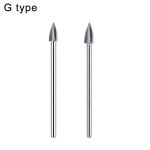 CNC 조각 비트 인치 6MM 생크 150MM 카바이드 커터 파일 A0616 150mm : 트렌딩유