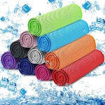 MENOLY 극세사 쿨링 타월 10팩 스포츠 요가 헬스 냉감 타올 50 Pack (Multicolor) : 가온새날