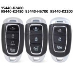 95440-K2400 95440-H6700 현대 호환 베뉴 2020 SY5IGFGE04 433MHz용 리모트 키 폴딩키 : 크로맥