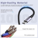 USB C미니 케이블 블루 예티 블랙아웃과 호환되는 타입 C 마이크 코드 와이어 PC : 더엠제이커넥트