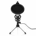 나비 스탠드 콘덴서 마이크 PC 컴퓨터 USB 게이밍 디코 유튜브 녹음 NV83-BM50 : NAVEESTORE