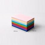 105x220mm 밍크지 a4자켓 무지 회사 우편 소봉투 컬러 소량인쇄 프린트1세트50장 : 정문패키지 스토어