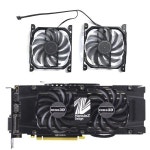 호환상품 4PIN CF-12915S DC 12V 0.35A INNO3D GeForce GTX 1070 P104-100 Twin X2 교체용 팬 : 벨류온