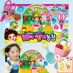 똘똘이네과일야채 | 똘똘이 딸기농장 +스티커 세트 유아 소꿉놀이 과일 채소 세트 역할놀이 장난감 : 새콤달콤토이