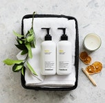 Crate and Barrel-Lemon Zest Tangerine Hand Care 로션 솝 앤 Caddy[4 종] : USA 아몬드