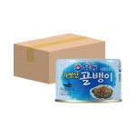 유동 자연산 골뱅이 140g X 48개 (1박스) : 성명몰