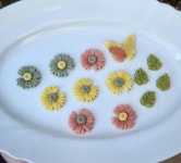 강아지 밥꾸 미니 꽃,큰 꽃,잎사귀,나비(고구마 쿠키) 토핑템 : 곡식이네 수제간식