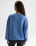 [ADANOLA] 아다놀라 ADA 오버사이즈 스웨트셔츠 - 블로섬 블루/버터크림 ADA Oversized Sweatshirt - Blossom Blue/Buttercream : 런던샵