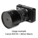 일본 ZENJIX Soratama 72mm 렌즈볼 특수 필터 익스텐션 튜브 세트 : 고래구대