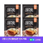식사이론 경양식 돈까스 (+소스동봉) 340g, 4개 : 롯데웰푸드