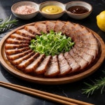 훈제 통삼겹 300g 훈연 : 해적수산