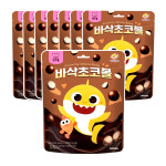 핑크퐁 아기상어 바삭초코볼 48g, 8개 : 메디팩토리