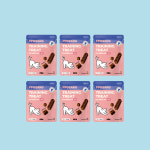 [강형욱X퍼피즈] 뽀상 트레이닝 트릿 3가지맛, 강아지 훈련간식 연어, 50g, 6개 : PPZ
