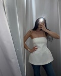 [주리브레] EITHER 이더 아워글라스 스트럭쳐 튜브탑 2 color : ju-libre
