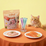 펫토리아 짜먹는 한입뚝딱 유산균 고양이 츄르 타입 습식 간식 대용량 콤보 15g x 60p(900g) : 펫토리아