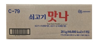 청정원 대상 쇠고기 맛나 20kg : 흰백89