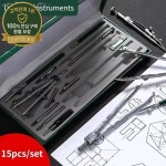 히어로 15개입 H4015  컴퍼스 세트 - 금속 엔지니어링 도면 도구 스콜라레 에스콜라 컴파소 : 오룡산업