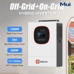 ECGSOLAX 1.2KW 태양광 하이브리드 인버터 12V MPPT 충전 컨트롤러 최대 PV : Daon다온6