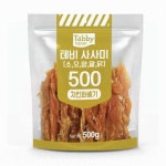 칭찬 강아지간식 치킨꽈배기 500g 애견수제간식 : 해피모어스토리