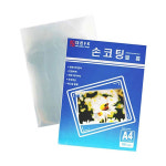 도리미 최고급 손코팅 필름 (라미네이팅) A4 100매 : 문구1번지