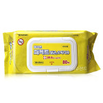 퍼펙트 살균 소독티슈 캡형 80매x1개 물티슈 : 주식회사 티슈랜드