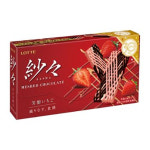 롯데 샤샤 초콜릿 딸기, 69g, 1개 : 아웃핏플로우