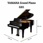 야마하 중고 그랜드피아노 GH-1 교회 부산 대구 경남판매 GH1 야마하 베이비 그랜드 : 호산나악기
