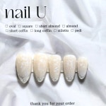 쉘 프렌치 수제네일팁 : NAIL U