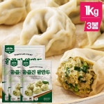 전주한옥 옹골진 왕만두 고기만두, 1kg, 3개 : 아임 포유