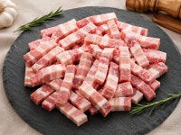 행복고기 삼겹살 한돈 녹차 먹인 돼지 벽돌 삼겹살 돌돌이,에어프라이용 1kg : 행복고기