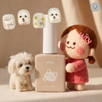 꼬언니네일#(GGO UNNI NAIL) | 위티 꼬순내 아이보리 시럽젤 웨딩네일 : 백억언니