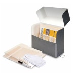 기록 보관 문서 7CM 케이스 키트 26 5인치 31 12 10 12 종이 Box with Folders 회색. : 스8텔