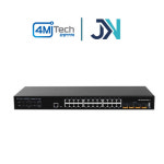 포엠아이텍 4MI-G2404TFM-L3 TP 24포트 10G SFP 4포트 산업용 L3 보안기능 광스위치허브 : 제이엔JN