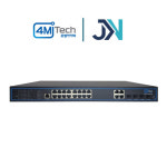 포엠아이텍 4MI-G1604FPM POE 16포트 콤보 1G SFP 4포트 산업용 L2 POE 광스위치허브 : 제이엔JN