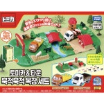 [호이살롱] 토미카 월드 타운 북적북적 목장 세트 상상력 사회성 장난감 : 호이살롱