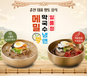 춘천 메밀막국수 냉면 일품정 10인분/동치미육수+비빔장 : 까씨네