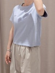 ORCIVAL 천축 코튼 티셔츠 (삭스블루) C0418 : 츠바메PICK