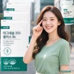 유기마그네슘 약국마그네슘 350플러스B6 산화 고용량 하루권장량 복용시간 90정, 3개 : 브라이튼라이프