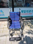 최상급 중고휠체어 판매 미키코리아메디칼 고급형 통타이어 접이식 팔걸이 스윙형 발판 탈부착 제일의료기 대전휠체어대여판매전문점 : 제일의료기