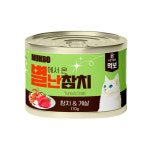 먹보 별난참치 고양이캔 참치+게살, 170g, 1개 : 너구리의가방