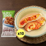 삼립 피타브레드 포켓샌드 콤비네이션 120g x 10개 / 냉동 샌드위치 통밀 화덕빵 : 푸드 아울렛