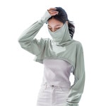 KSMEDI 자외선 차단 쿨 팔토시 마스크 일체형 볼레로 커버업 상의 : 케이에스메디칼