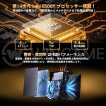 윙게임 미니 PC, 14세대 6500Y(오피스 2024 포함), Win11 Pro, 8GB + 128GB SSD, 2개의 화면 출력, 고성능, 소형 HDMI(최대 4K), 고속... 