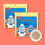 냠냠챱챱 엘라이신 대용량 스틱 참치, 15g, 120개 : 펫스코