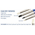 Keystone 키스톤 Flexi-Tips 비접착 실리콘 도구 포세린 브러쉬 치과기공용 : 대명실업