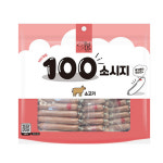 헬로도기 참좋은간식 펫어스 백소세지 소고기 100개입, 900g, 1개 : 펫타곤